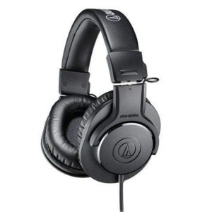 Audio-Technica ATH-M20x studio monitor headphones for professional audio monitoring, mixing, and recording with clear sound quality in Lusaka, Zambia.