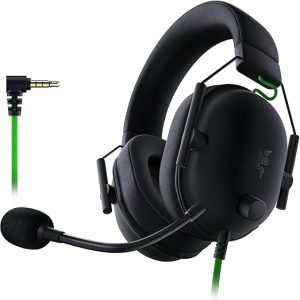Razer BlackShark V2 X Gaming Headset in Zambia – Black wired gaming headset with mic, 7.1 surround sound for PC, PS5, Xbox and mobile gaming