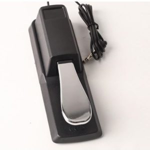 Universal sustain pedal for keyboard and digital piano with non-slip base and polarity switch for musicians in Zambia