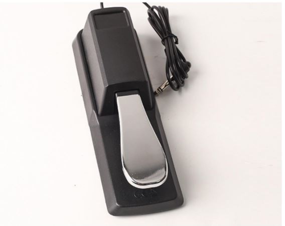 Universal sustain pedal for keyboard and digital piano with non-slip base and polarity switch for musicians in Zambia