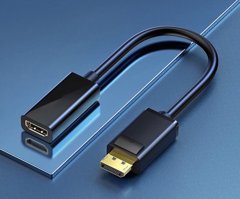 DisplayPort to HDMI adapter for monitor, TV, and projector with 1080P/4K support in Lusaka, Zambia.
