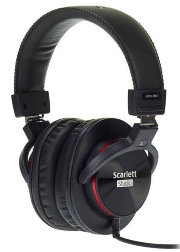 Focusrite HP-60 MKIII Scarlett studio headphones for recording, mixing, podcasting, and professional audio monitoring in Lusaka, Zambia