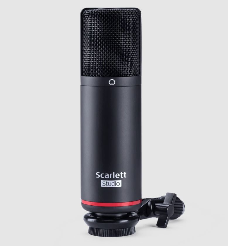 Focusrite Scarlett CM25 MkIII condenser microphone front view