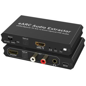 HDMI ARC audio converter for TV converting eARC/ARC to RCA, optical and coaxial audio output for soundbars and amplifiers in Lusaka Zambia