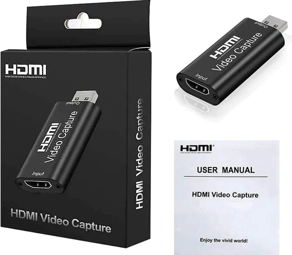 USB 3.0 HDMI Video Capture Card for 1080P live streaming, gaming, video recording, and content creation on PC and laptop