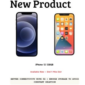 iPhone 12 128GB pre-owned with premium matte textured back glass, Apple smartphone for fast performance and high-quality camera use in Lusaka, Zambia