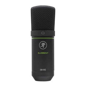 Mackie EM-91C large diaphragm condenser microphone studio XLR mic front view