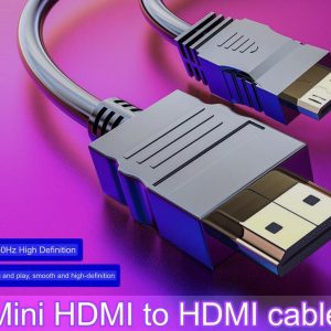 Mini HDMI to HDMI 5m 4K cable for camera, TV, monitor, and projector in Lusaka, Zambia.