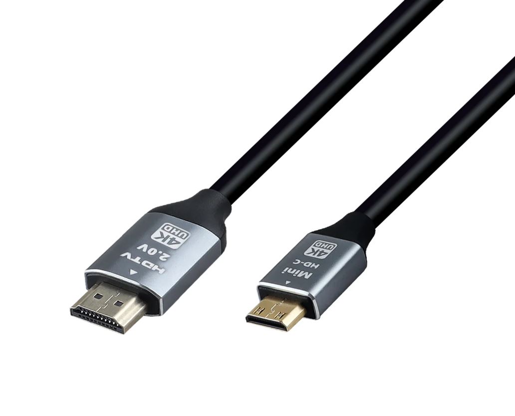 Mini HDMI to HDMI cable for connecting cameras, tablets and camcorders to TV, monitor or projector in Lusaka, Zambia