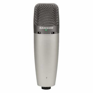 Samson C03 condenser microphone studio XLR mic front view