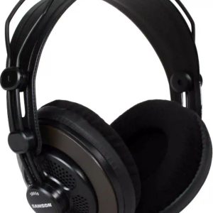 Samson SR850 studio headphones in Zambia used for recording, mixing, podcasting, and professional audio monitoring with clear balanced sound