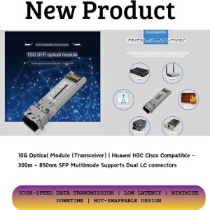 10G SFP Multimode Optical Module 300m 850nm Huawei H3C Cisco Compatible in Lusaka Zambia