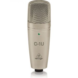 Almost new Behringer C-1U USB condenser microphone for studio recording in Lusaka Zambia designed for podcasting, streaming and voice recording