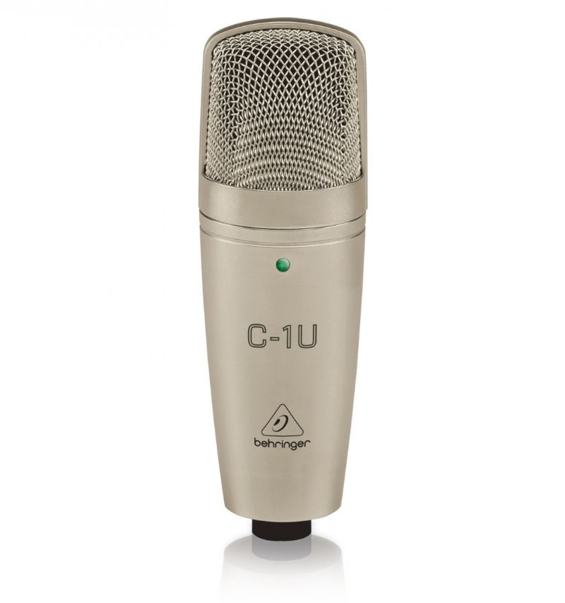 Almost new Behringer C-1U USB condenser microphone for studio recording in Lusaka Zambia designed for podcasting, streaming and voice recording