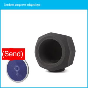 Microphone noise reduction foam F2 windscreen and anti-spray net for studio recording