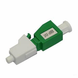 LC/APC to LC/APC Male to Female Singlemode 20dB Optical Attenuator for Fiber Optic Networks in Lusaka, Zambia